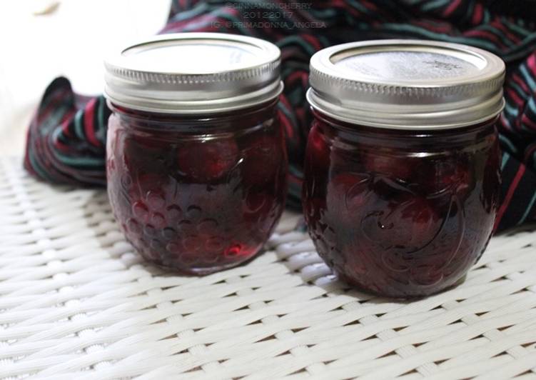 Simple Way to Make Quick Preserved Cherries