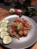 Nasi goreng salami dan sossis