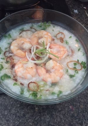 Hình của món Cháo tôm 🦐🦐🦐(ấm áp ngày mưa).
