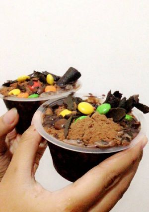 Foto resep Es kepal Milo viral