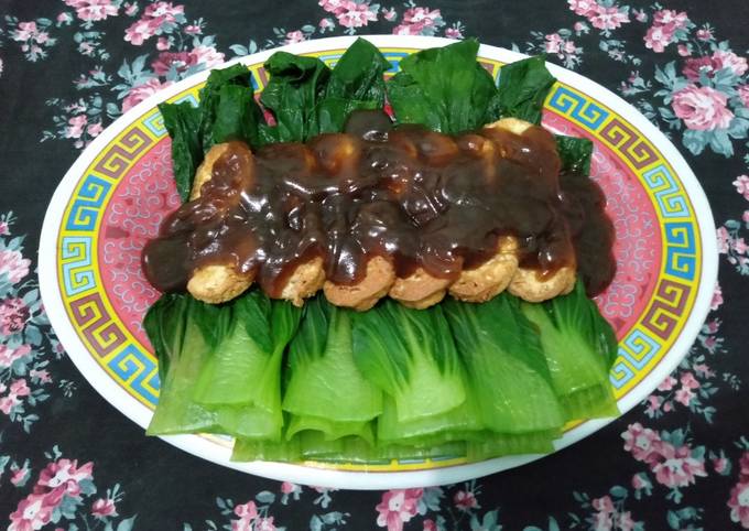 Resep Pokcoy Tofu Saus Tiram Oleh Vera Hoo Cookpad