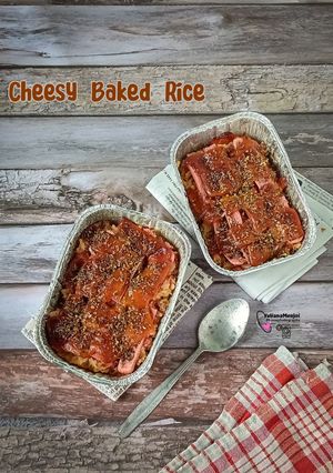 Foto resep Cheesy Baked Rice/Mozaru