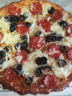 Foto de Base para Pizza com Couve-flor (sem glúten)
