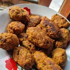 A picture of Tempe Goreng Kepal.