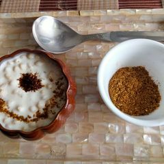 A picture of Homemade Raita masala.