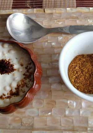 A picture of Homemade Raita masala.