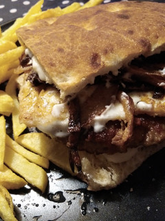 Una foto de Hamburguesa de domingo