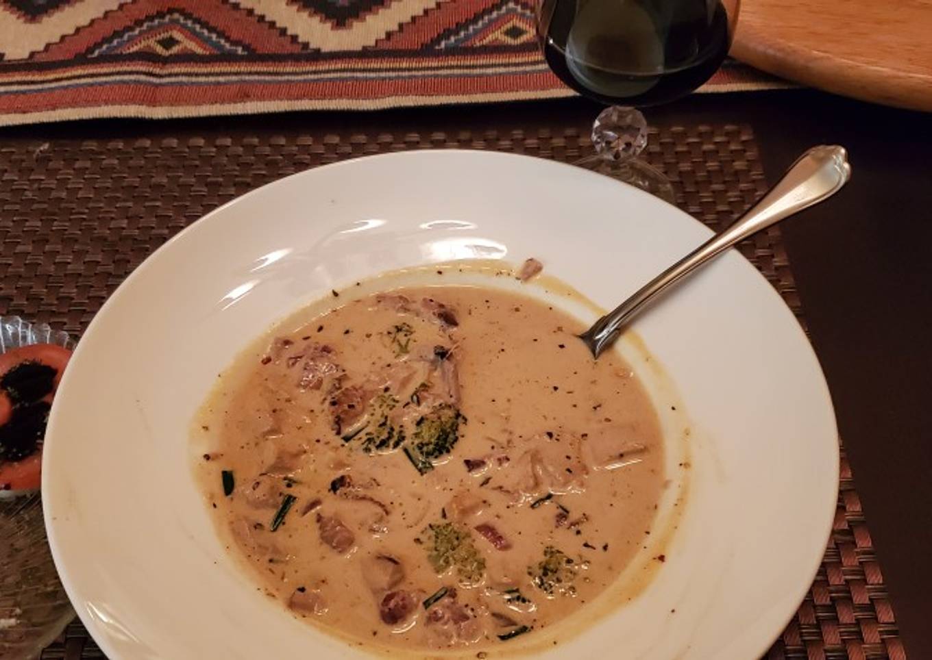 White Cheddar Chomkon Soup