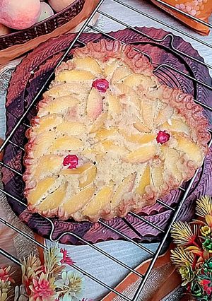 A picture of PEACH BREAD😋😍😘.