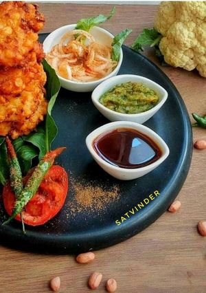A picture of Chana lentil Cauliflower Patties.