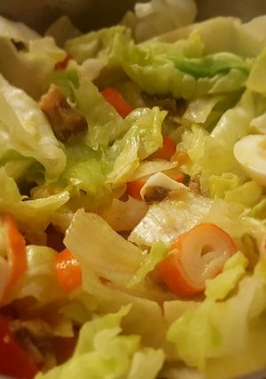 Una foto de Ensalada reciclaje
