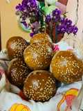 Bollos rellenos de queso crema