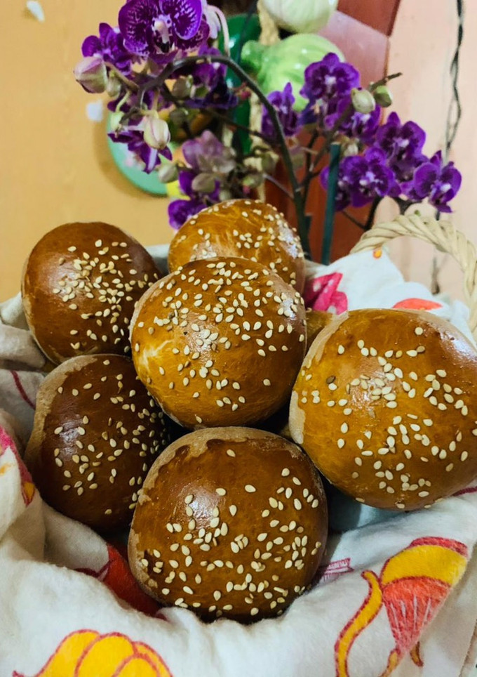 Una foto de Bollos rellenos de queso crema