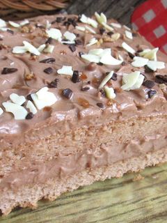 Gesztenyés-nutellás szelet recept fotója