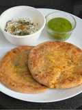 Boiled Corn 🌽 Cheese 🧀 Barley Flour Paratha 🫓