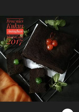 Foto resep 🍒BROWNIES KUKUS Ketan Hitam..with nescafe original