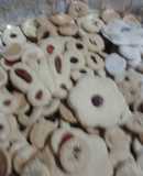 Galletas de nuez y arándanos