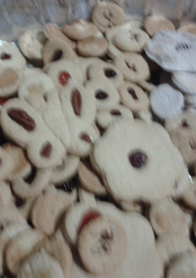 Una foto de Galletas de nuez y arándanos