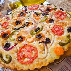 A picture of Mediterranean Pie Focaccia.