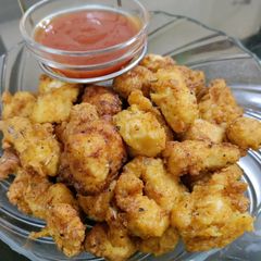 A picture of Chicken popcorn.