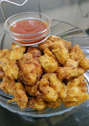 A picture of Chicken popcorn.