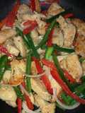 Fajitas de pollo