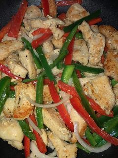 A picture of Chicken Fajitas.