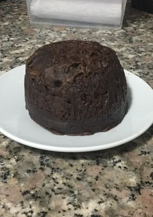 Una foto de Torta de chocolate en microondas