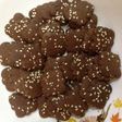 Cookies Coklat Wijen (Kue Coklat bumbu rempah-rempah/ Spekoek)