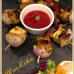 A picture of Hariyali Paneer Tikka Bites.