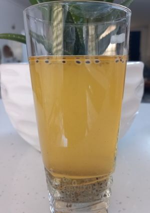 عکسی از دستور شربت هل و گلاب وزعفران تخم شربتی