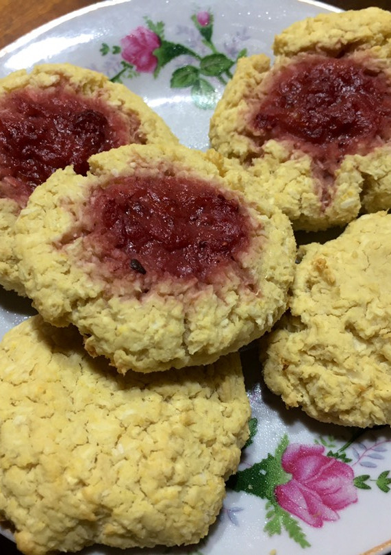 Una foto de Cookies de coco y limón sin gluten y sin azúcar