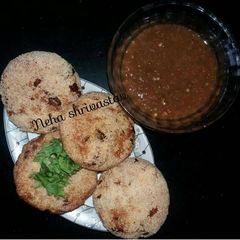 A picture of Rice kabab.