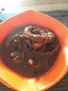 Foto resep Cumi cumi kuah hitam