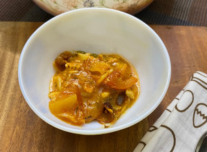 A picture of Easy one pot spicy lasagna soup 🍲.
