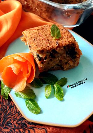 عکسی از دستور کیک هویج و گردو🍰🥕(کیک هویج انگلیسی)