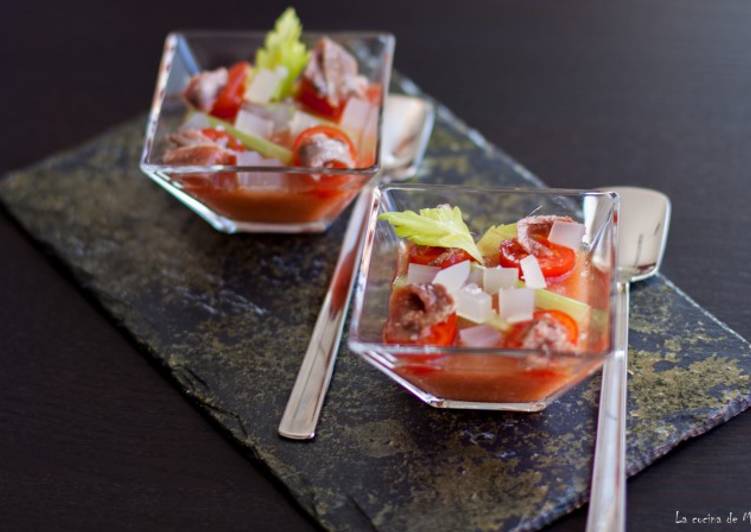 Bloody Mary de cuchara, de Carme Ruscalleda