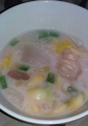 Foto resep Es campur simple