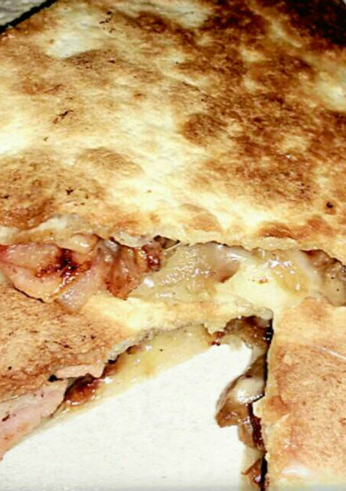 Una foto de Sincronizada de bacon y champiñones