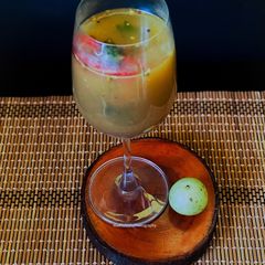 A picture of Amla Rasam Soup.
