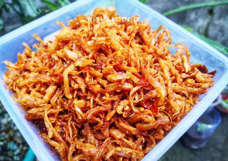 Resep @MANTAP Ayam Suwir Pedas resep masakan rumahan yummy app