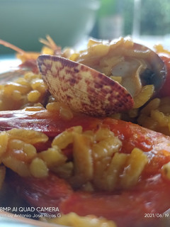 Una foto de Arroz con gambas rojas de Sant Carlos de la Rápita
