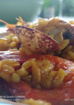 Una foto de Arroz con gambas rojas de Sant Carlos de la Rápita