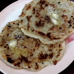 A picture of Leftover aloo Partha.