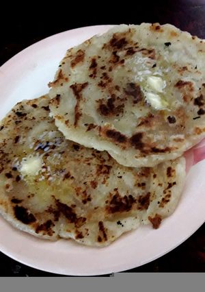 A picture of Leftover aloo Partha.