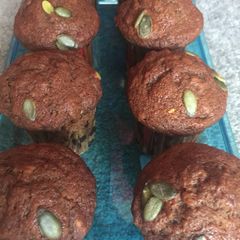 A picture of Vegan banana cupcakes (sugar free).