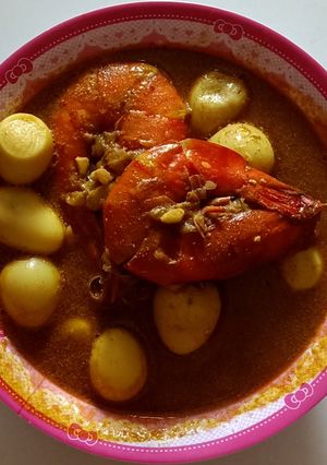 Foto resep Prawn Curry/Kare Udang