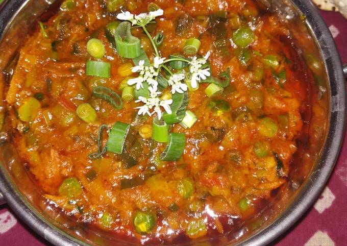 Recipe of Super Quick Homemade Raw Turmeric Sabzi