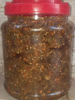 عکسی از دستور ترشی لیته بادمجان