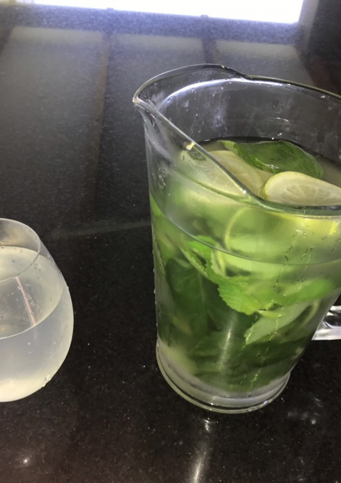 Una foto de Agua alcalinizante detox